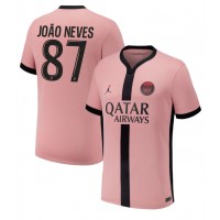 Paris Saint-Germain Joao Neves #87 Tredje Tröja 2024-25 Korta ärmar